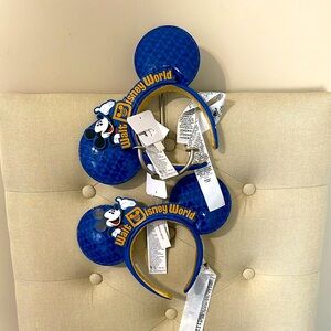 Making Magic Blue Mickey Mouse Ears Headband